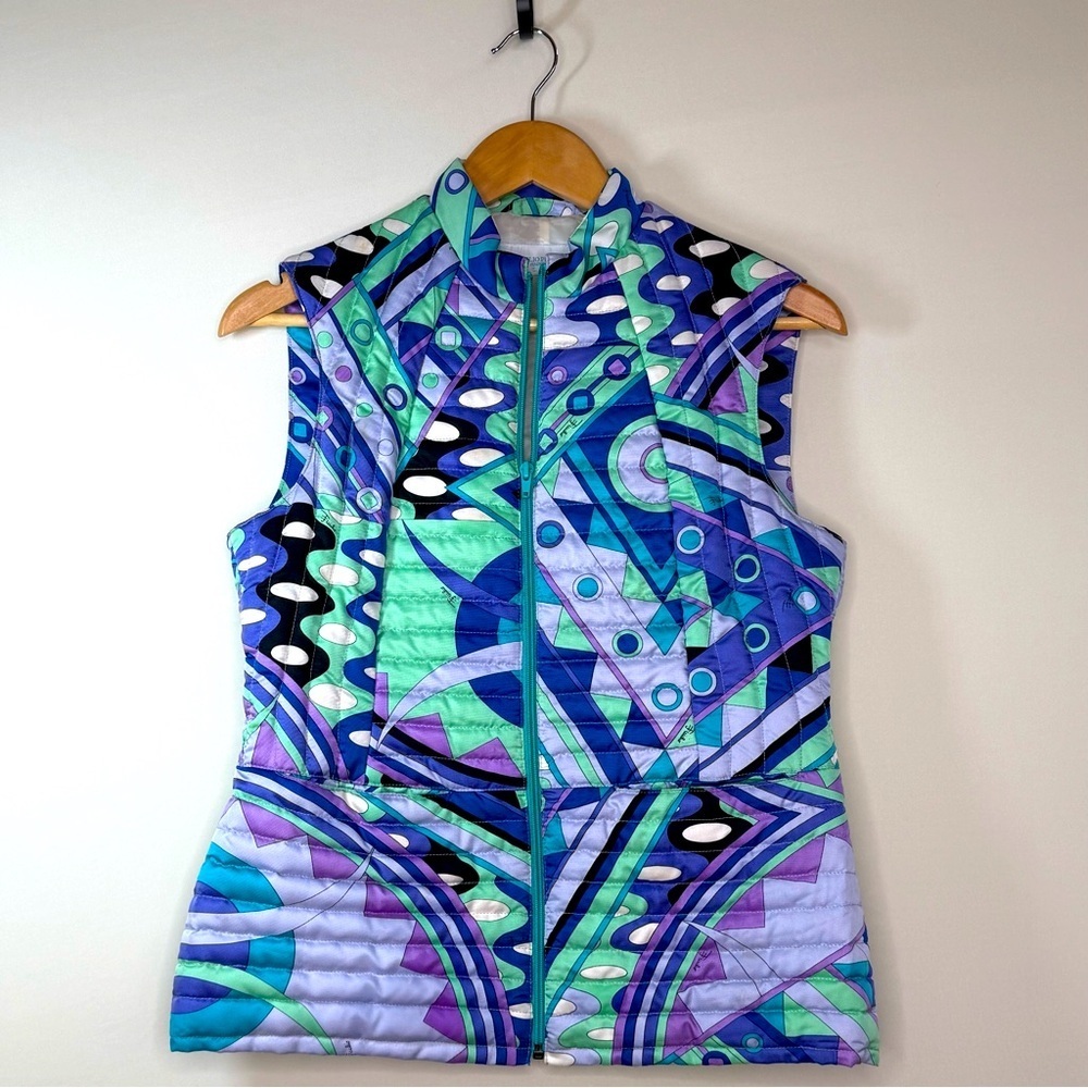 Emilio Pucci × Moncler Puffer Vest – Size 44 (US 10) Pristine Condition